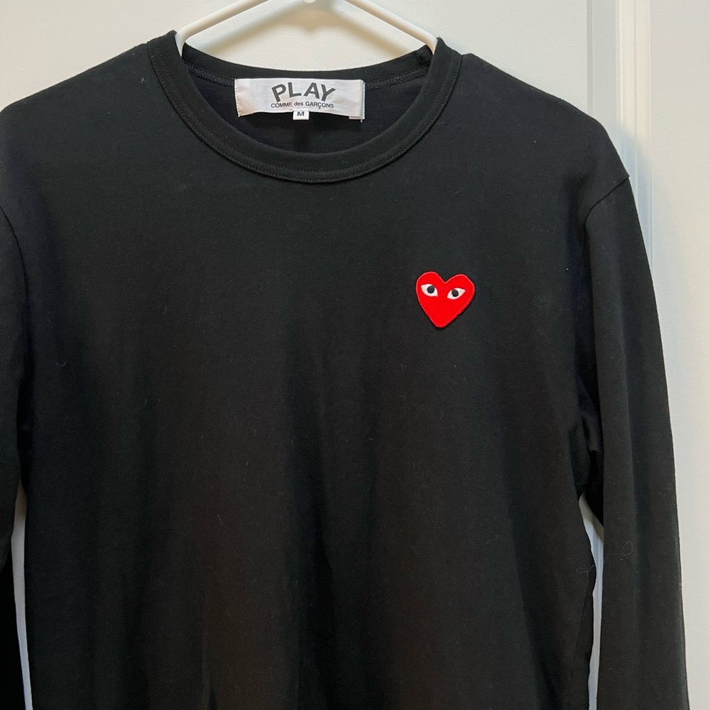 COMME DES GARCONS PLAY SHIRT SIZE M